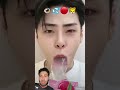 Eye ball eating 😳 #eating #duet #food