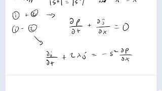Derivation of transport from particles (Telegraph Process)
