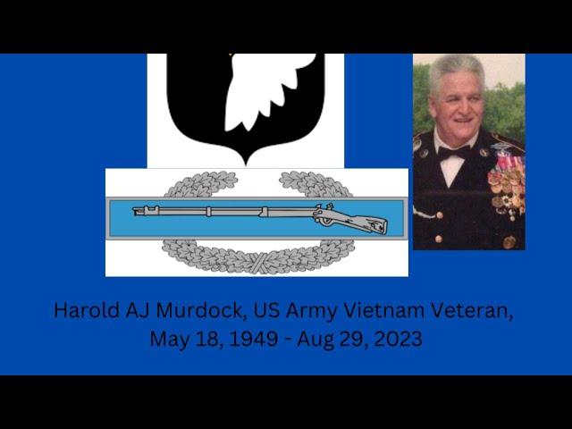Memorial Service for 1SG Harold 