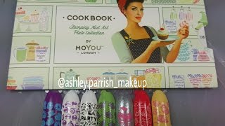 Moyou London Cookbook Plate 8 Swatches