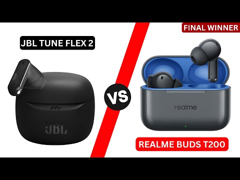 JBL Tune Flex 2 vs Realme Buds T200 🔥 Migliori per musica, bassi e gaming⚡