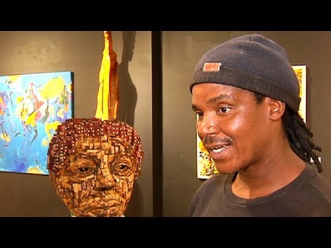 site mapping Visual artist Ndabuko Ntuli turns trash to art