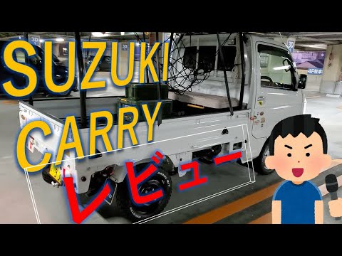 軽トラ レビュー】～スズキ キャリーDA16T 農繁仕様 説明～ - YouTube