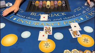 Blackjack | $500,000 Buy In | AMAZING HIGH ROLLER SESSION WIN SUPER RARE TABLE BLACKJACK