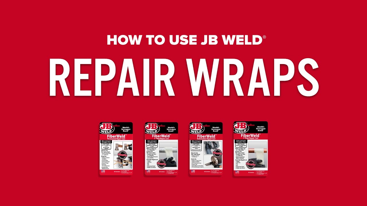 How To Use JB Weld FiberWeld Repair Wraps and Casts YouTube