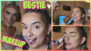 Bestie SLAYS my makeup in an AIRBNB ;) !!!!