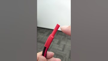 The method for safely using heat shrink tubing #diy  #electric  #electrician