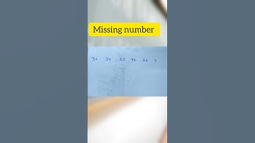How to solve Missing Number Series #maths #mathstricks#reasoning #logicalreasoning #logicalthinking