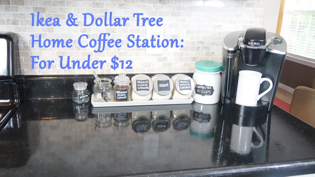 Ikea & Dollar Tree Home Coffee Station For Under 12 YouTube