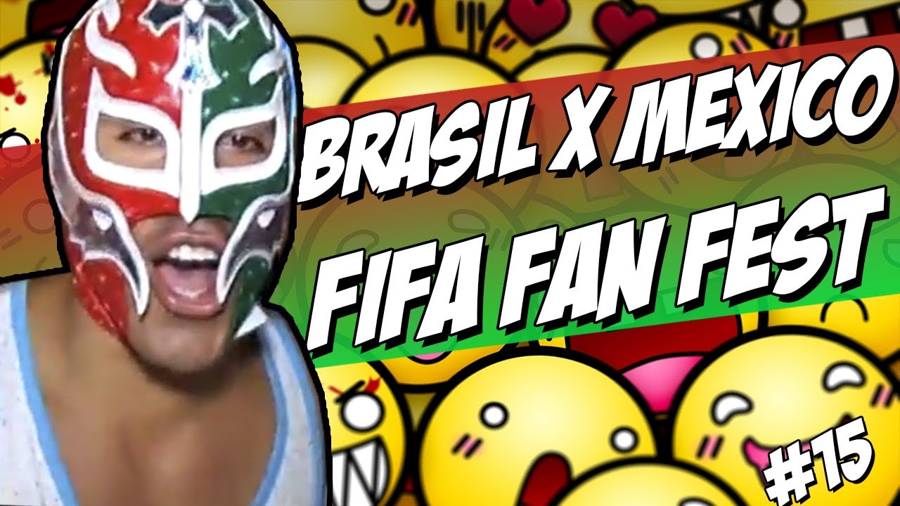 Natal Zuera Fifa Fan Fest Brasil X México Youtube