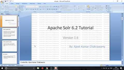 Apache Solr Tutorial - Installing Solr 6 as Windows Service