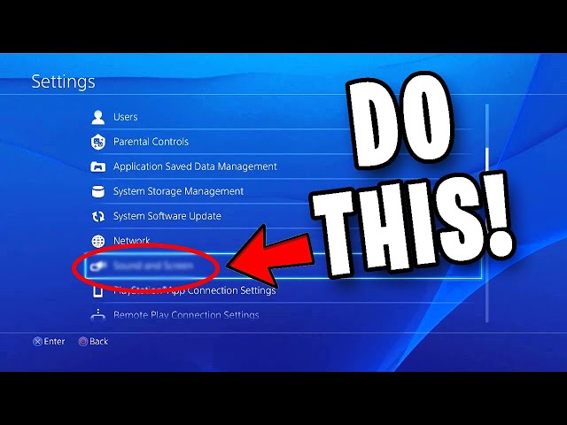 PS4 Equivalent PC Settings 