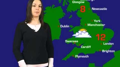 Clase de inglés. Weather forecast. El tiempo