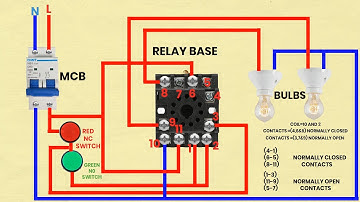 Understanding an 11-Pin Relay Holding Circuit