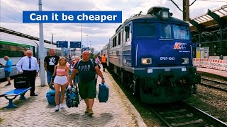 Train Warsaw - Bialystok. It's so cheap. POLISH TRAIN NALKOWSKA.