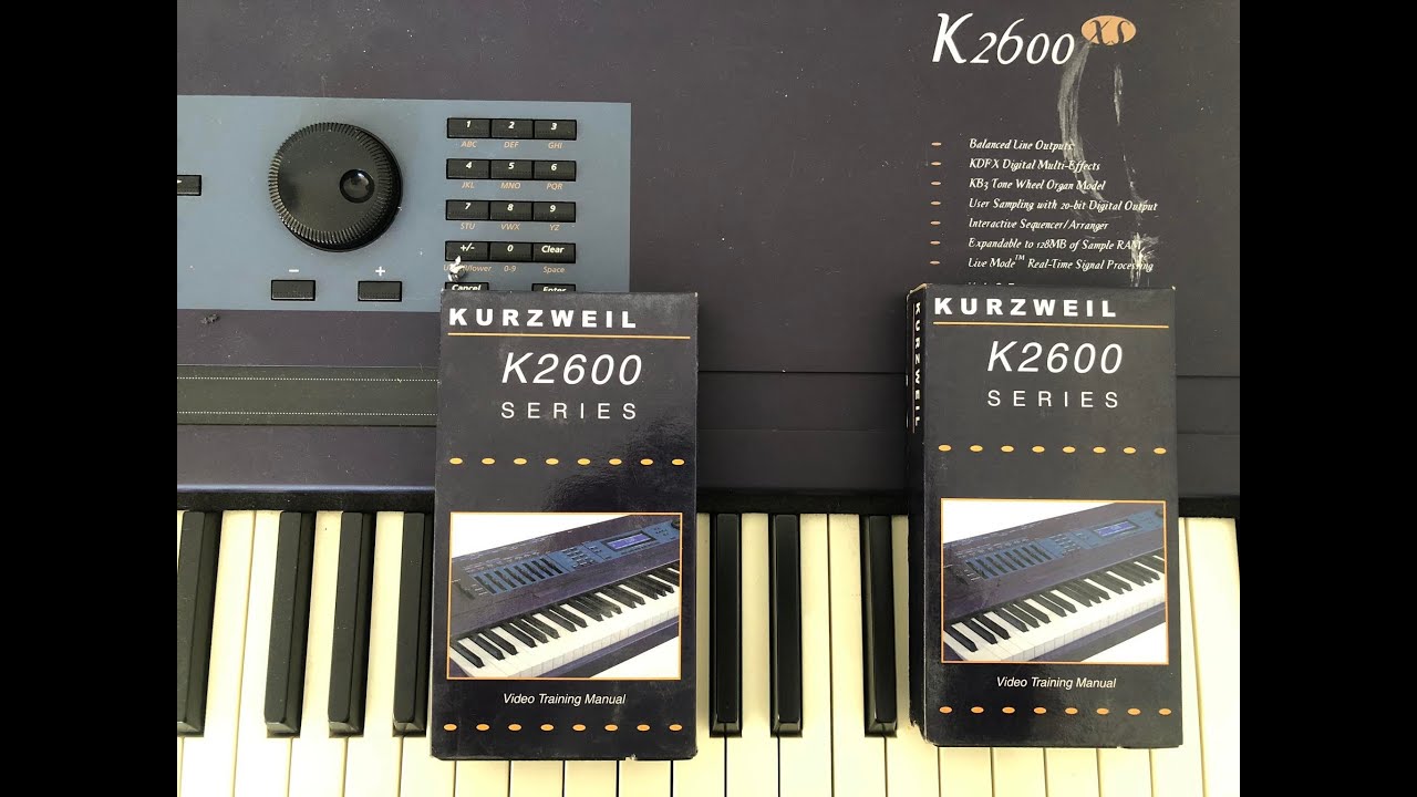 kurzweil k2600xs video training manual vhs tape 1 - YouTube