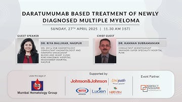 Daratumumab based treatment of newly diagnosed multiple myeloma
