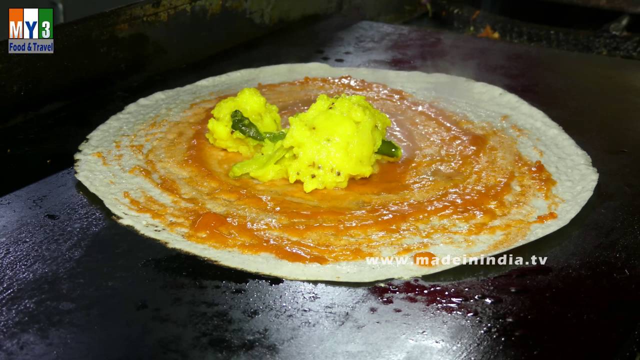 HOW TO MAKE MYSORE DOSA  | Best Dosa Recipes | BREAKFAST RECIPES IN INDIA | STREET FOODS street food