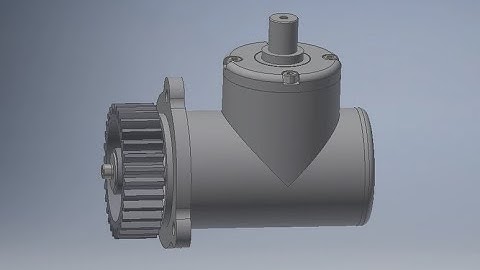 Học inventor cơ bản: Vẽ bộ truyền chuyển động bánh răng trục cam - Part 2