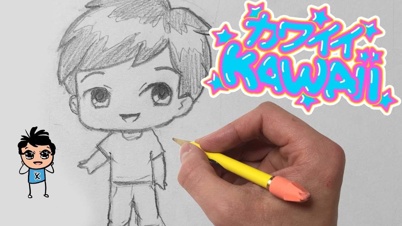 How To Draw a Kawaii Chibi BOY for Beginners Easy Step 