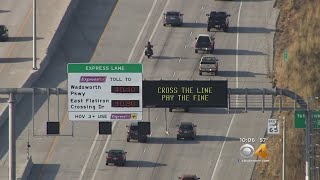 Trying To Cheat The Express Lanes Will Cost Drivers