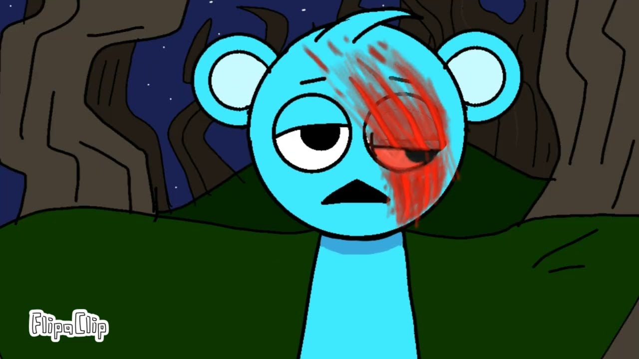 sky from sprunki turns into a werebear // sprunki horror animation