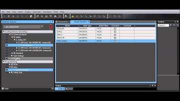 Entering Variable Names In a NX Safety Program Using Sysmac Studio