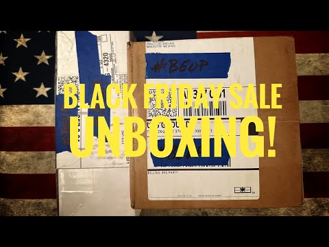 An unboxing from a Black Friday sale at Knife Joy