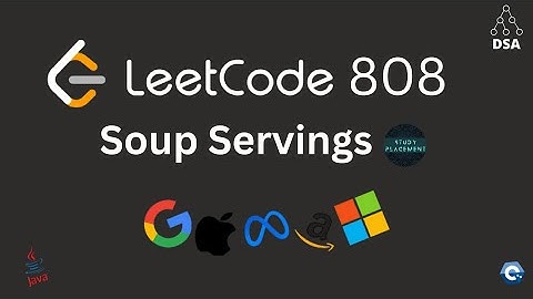 Leetcode 808 🔥 Soup Servings | Optimal DP + Probability Explained