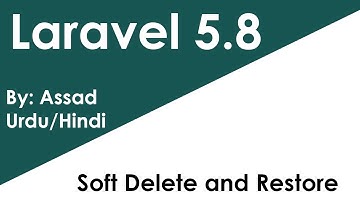 Lesson 16 Laravel for Beginners: Soft Delete & Restore in Urdu/Hindi