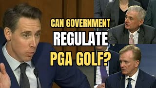 Josh Hawley Presses PGA Tour Execs Ron Price and Jimmy Dunne on Merger with LIV Golf