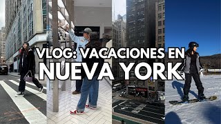 VLOG viaje a Nueva York 🗽 *Compras, tannersville, snowboarding*