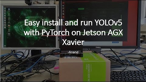 Easy install pytorch on jetson for YOLOv5 object detection