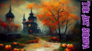 Farmhouse Autumn Pumpkin Path ‍♀ 13 Days of Halloween  Acrylic painting Tutorial Step by Step