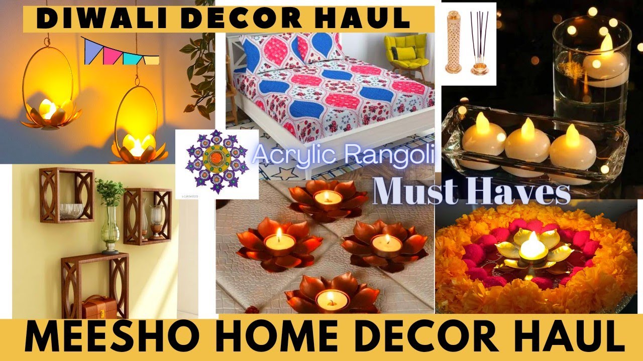 Meesho Diwali Decor Haul ll Meesho Home Decor Haul ll Meesho Diwali