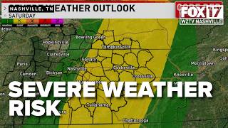 Middle Tennessee, Southern Kentucky face storm risk Saturday with possible severe weather