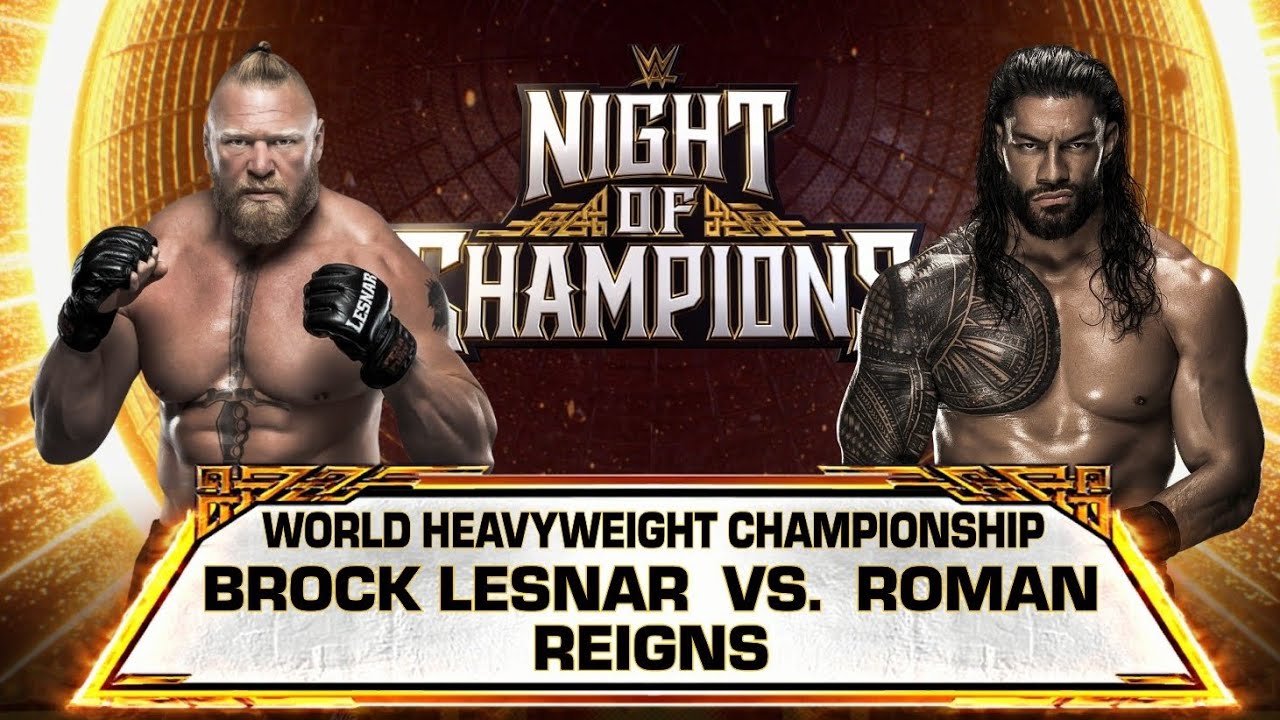 Roman Reigns vs Brock Lesnar vs Seth Rollins, WWE Night of