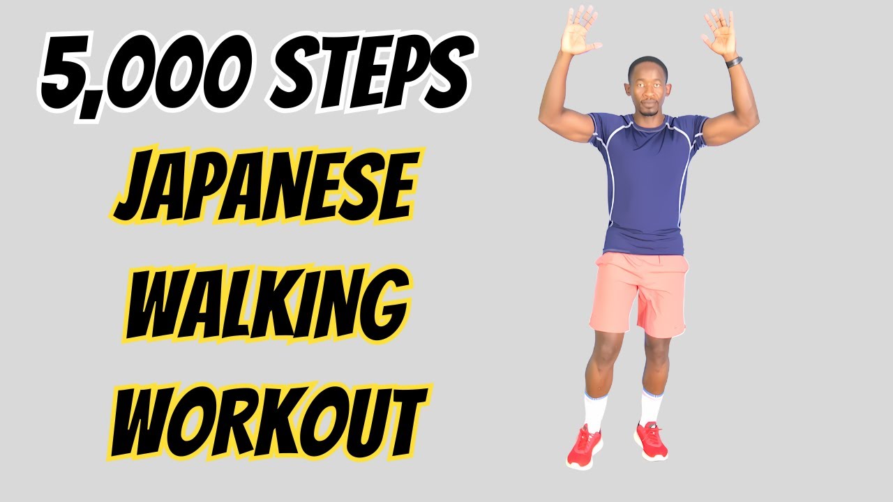 5000 Steps JAPANESE WALKING WORKOUT for Losing Belly Fat Fast - HIIT Walking Workout