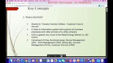 SAP IS Utilities (IS-U) Online Training in Bangalore, Hyderabad, Pune, India | SAP ISU Videos