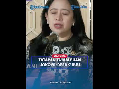 JOKOWI DESAK DPR RI Percepat RUU Perampasan Aset Tatapan Tajam Puan Maharani Jadi Sorotan Warganet