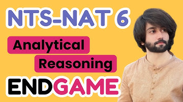 Analytical Reasoning One Shot Lecture I Analytical Reasoning EndGame I NTS NAT Analytical Reasoning