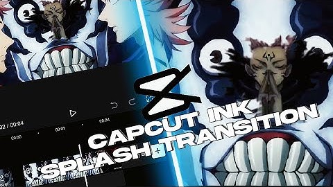 Ink splash transition// Capcut AMV EDIT Tutorial