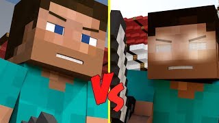 Steve Vs Herobrine Realistc Minecraft/Minecraft Realista - Desenho de  foxydosgames - Gartic