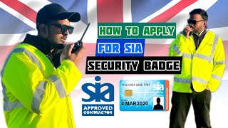 StepbyStep GUIDE || HOW TO APPLY FOR SIA SECURITY BADGE (DOOR SUPERVISOR LICENSE) || IVTV Vlogs