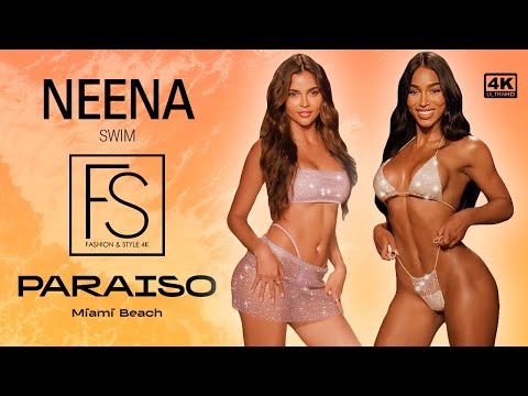 Neena Spring/Summer 2024 Miami Swim Week Priscilla Ricart in slow motion Full Show 4K Interview