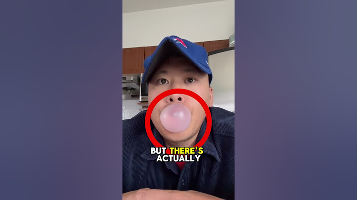 How To Blow a Bubble With Gum😨 #talent