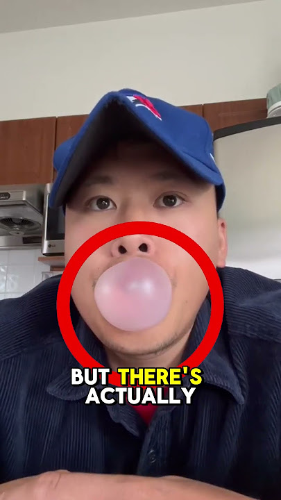 How To Blow a Bubble With Gum😨 #talent