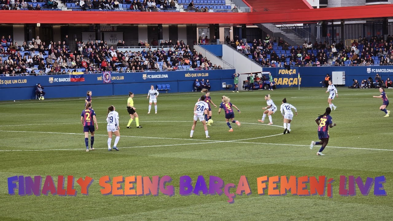 VLOG #13: LA LIGA F MATCHDAY - #BARÇAFEMENÍ VS C.ADEJE TENERIFE (6.12.2025) | MinaMil 