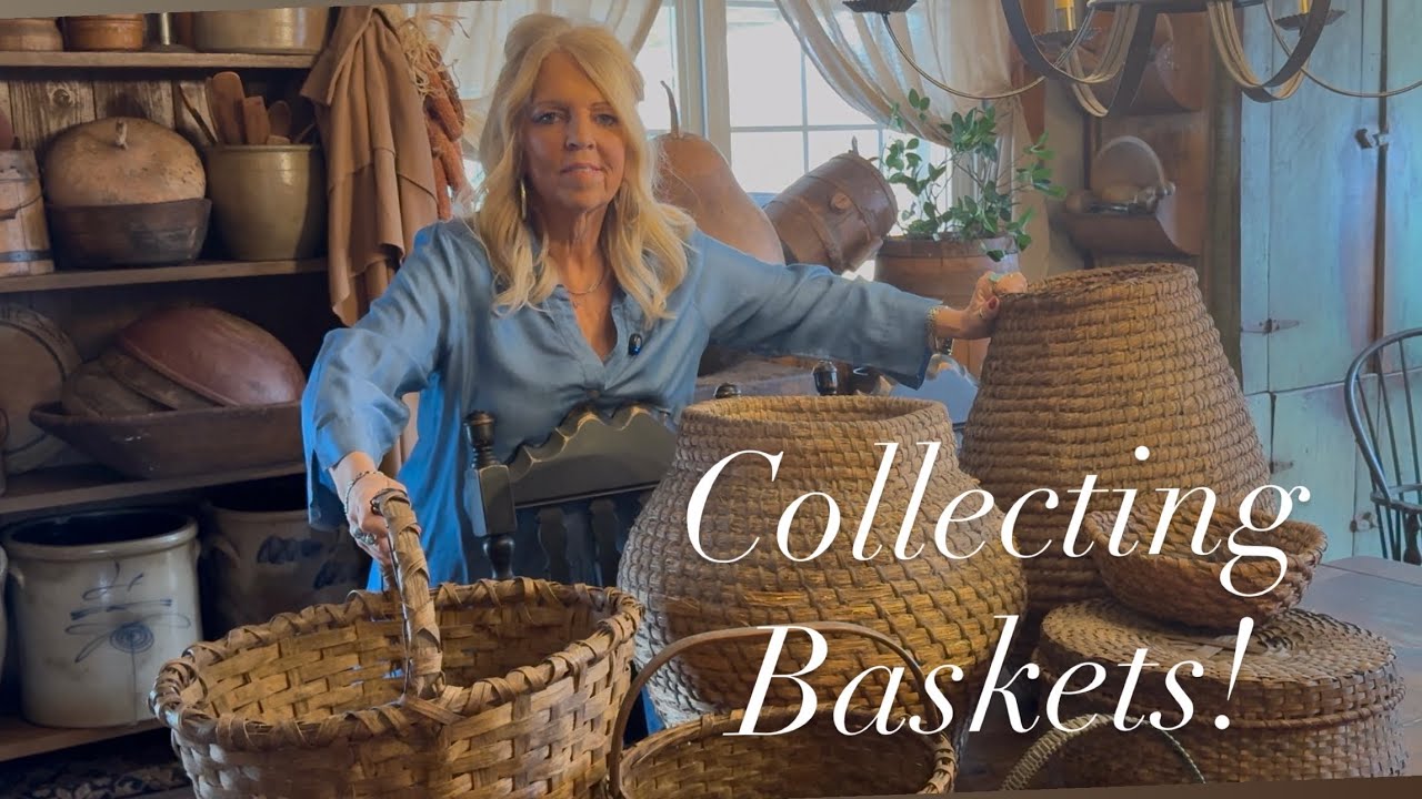 Коллекционирование старинных корзин! ~ Декорирование с их использованием в уютном примитивном стиле.