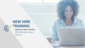 An Appraisal Report - The PUD Section - Episode 9